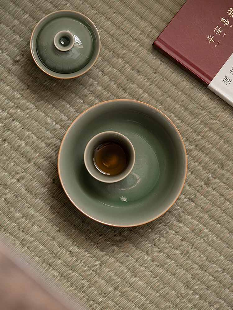 The Self - "appropriate content Japanese manual pot bearing restoring ancient ways of the up dry 'saucer base tea tray was the teapot tea accessories