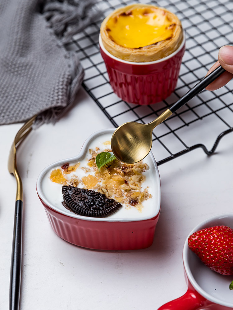 Pan ceramic cheese baked FanPan special western food baking plate creative dishes of household microwave oven roasted bowl