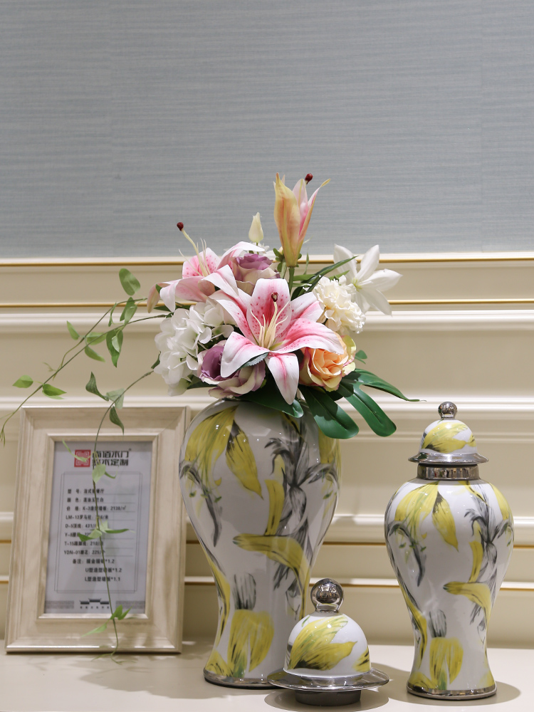 The General light European - style key-2 luxury wind can creative furnishing articles sitting room porch ark of TV ark of tea table and what soft decoration vase