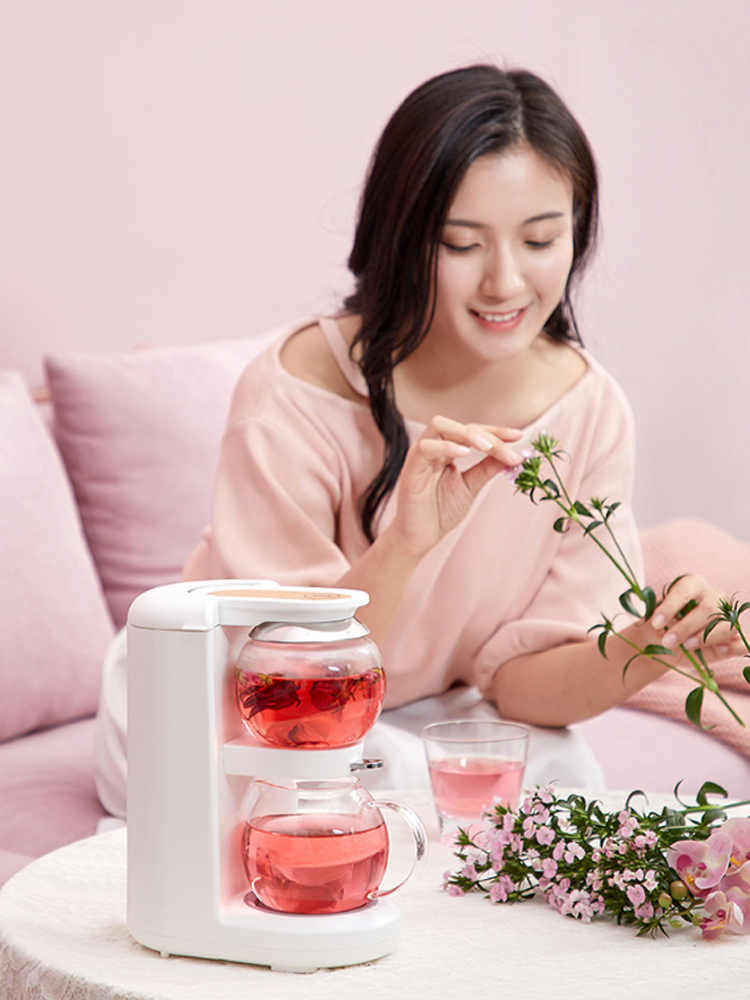 红点设计奖 鸣盏 MZ-1151 煮茶器泡茶养生沙漏壶 天猫优惠券折后￥259包邮（￥329-70）赠品茗杯4个