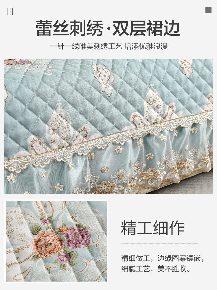 Four Seasons chung châu Âu sofa đệm sofa khăn trượt Bắc Âu đơn giản sofa trở lại pad khăn liệm che một tổng thể