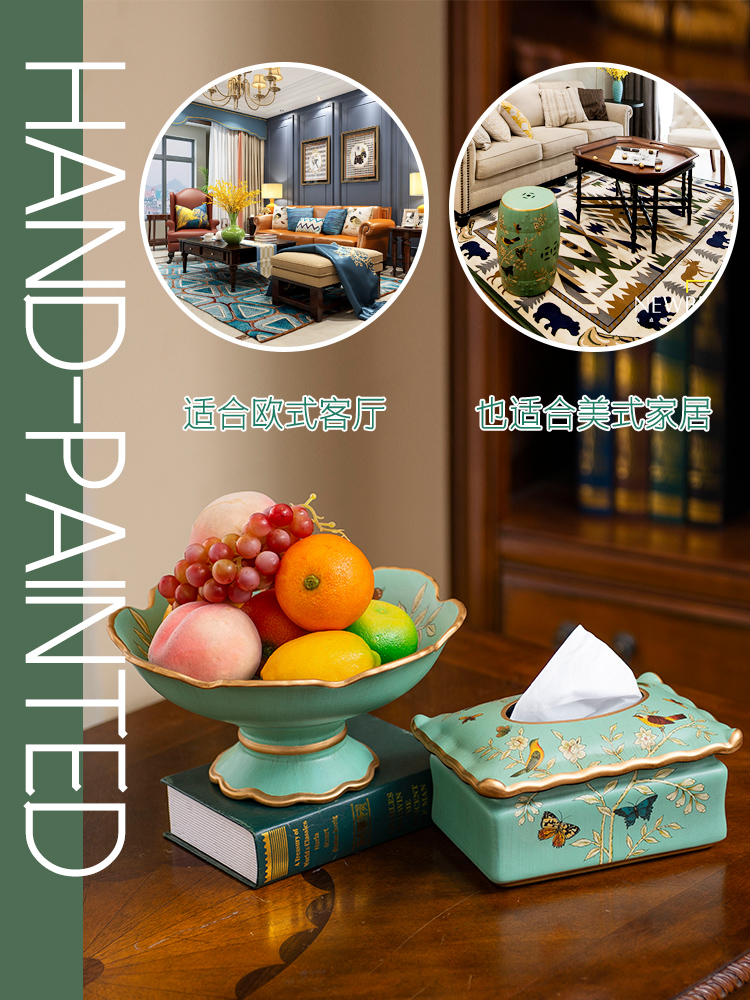 American compote creative European ceramic fruit bowl suit sitting room tea table table decorations household act the role ofing is tasted the fruit bowl