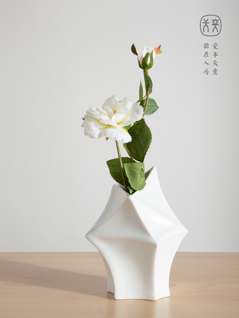 The tat day yi ceramic vase furnishing articles TV ark, desktop hydroponic flowers adornment flowers sitting room tea table
