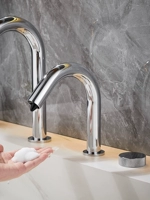 Shengxue Phòng tắm khách sạn Mặt bàn cảm biến tự động đựng xà phòng đĩa xà phòng vòi bọt nước rửa tay máy vòi cảm ứng caesar vòi lavabo cảm ứng