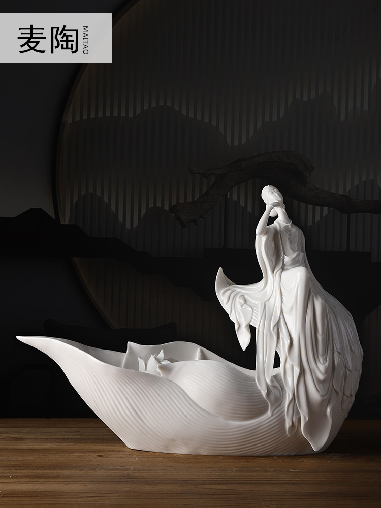 MaiTao dehua porcelain its art crafts collection guanyin home furnishing articles creative craft gifts
