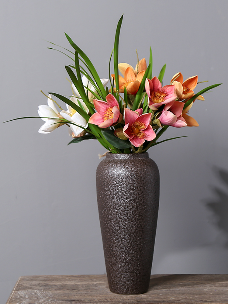 Jingdezhen coarse some ceramic porcelain restoring ancient ways do old pot sitting room place dry flower vases, flower arranging flower implement creative decorations