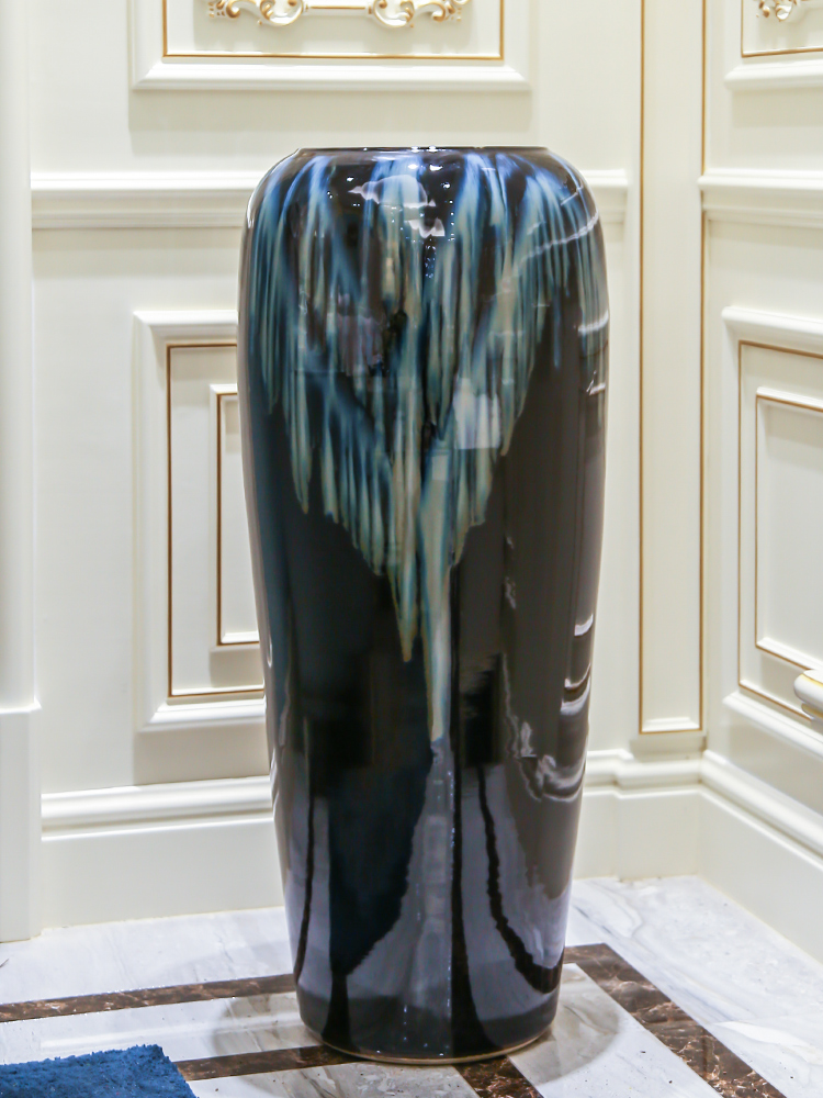 Modern contracted jingdezhen ceramic vase furnishing articles sitting room ground European new Chinese vases, flower arranging furnishing articles