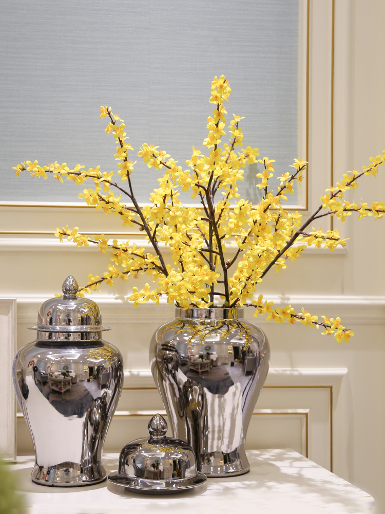 The General light European - style key-2 luxury furnishing articles contracted tank vase ceramic piggy bank caddy fixings candy jar decoration decoration