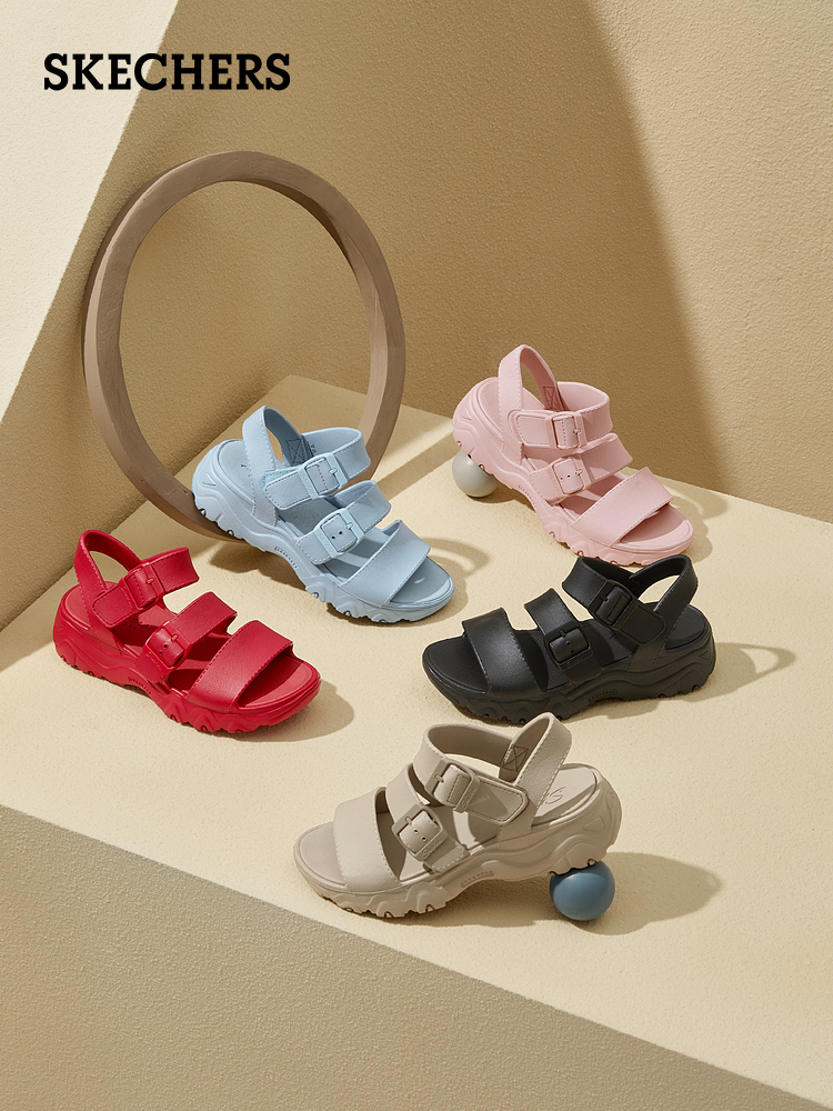 Skechers 斯凯奇 21年夏季款 女子复古厚底凉鞋 111061 天猫优惠券折后￥144包邮 5色可选