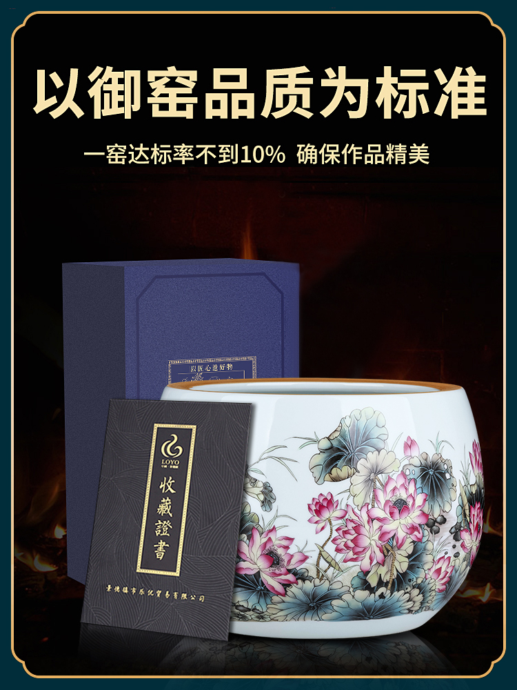 Jingdezhen ceramic lucky cornucopia desktop office sitting room decorates porch and exquisite handicraft furnishing articles