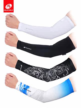 防晒冰丝凉冰袖夏季男女纹身护手花臂袖套骑行