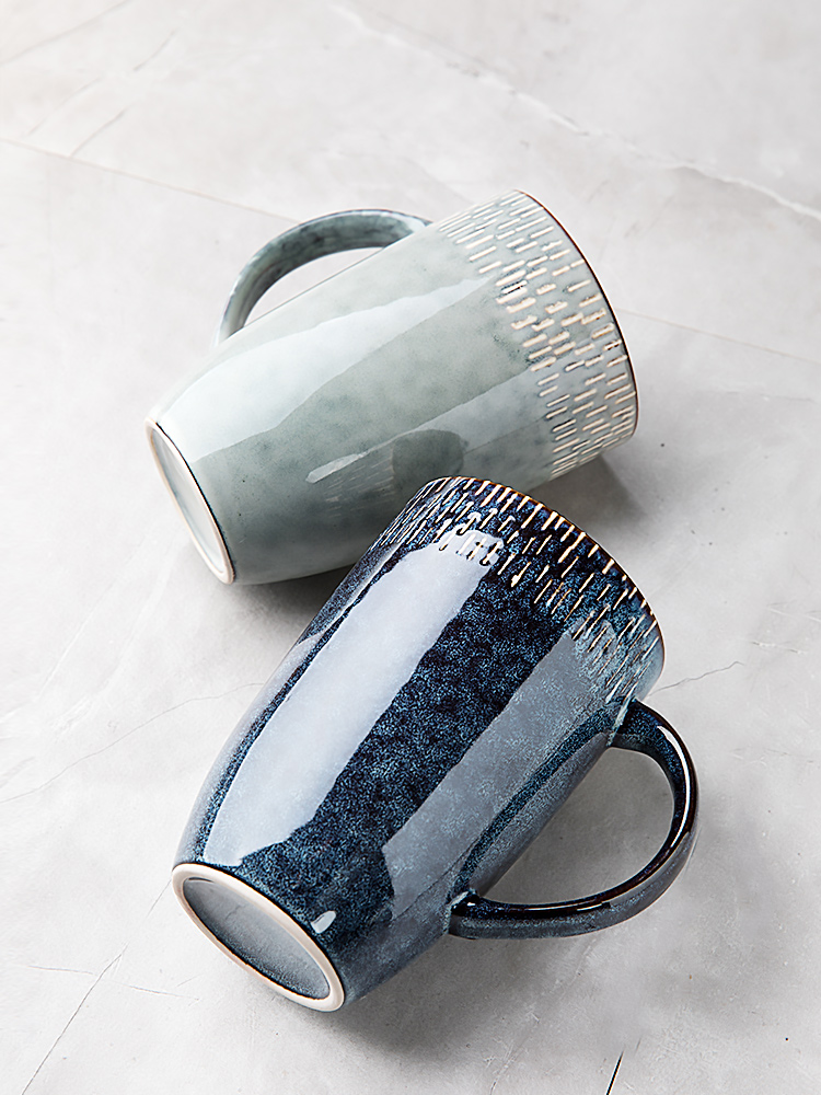Youcci porcelain leisurely Europe type restoring ancient ways ceramic keller cup large capacity high mark cup large household drinking cups