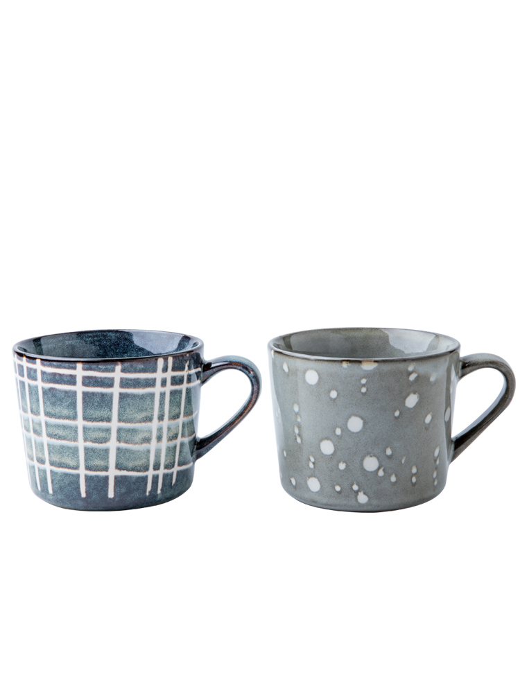 Creative picking keller a pair of household ceramic cup for cup suit Europe type restoring ancient ways exposure glass coffee cup