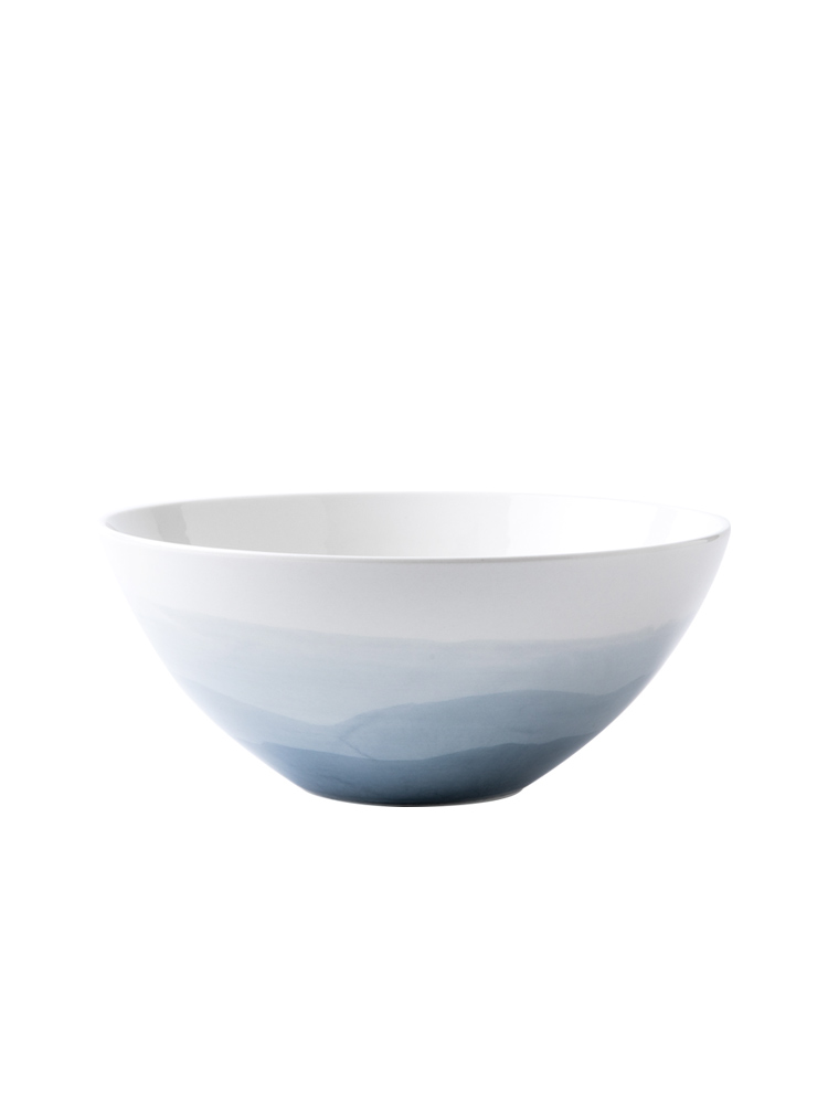 Nordic ceramic rainbow such use large household creative soup bowl soaking rice bowls rainbow such as bowl bowl move nice salad bowl