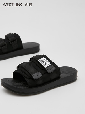 Giày Tây nam 2019 mới mùa hè Dép và dép thoáng khí Velcro nam có đế dày từ thời trang kéo dép nam - Sandal giày mọi nam Sandal