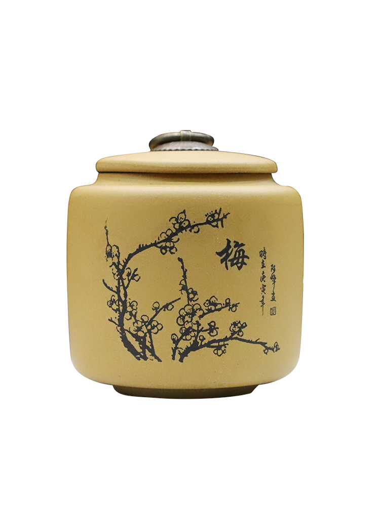 Yixing purple sand checking quality seal type wake POTS with loose tea caddy fixings travel portable POTS