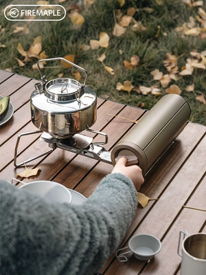Huofengcanngling quay cassette bếp ngoài trời di động bếp thiết bị cắm trại ngoài trời bình gas bếp gas bếp gas bếp ga du lịch bếp ga du lịch mini 