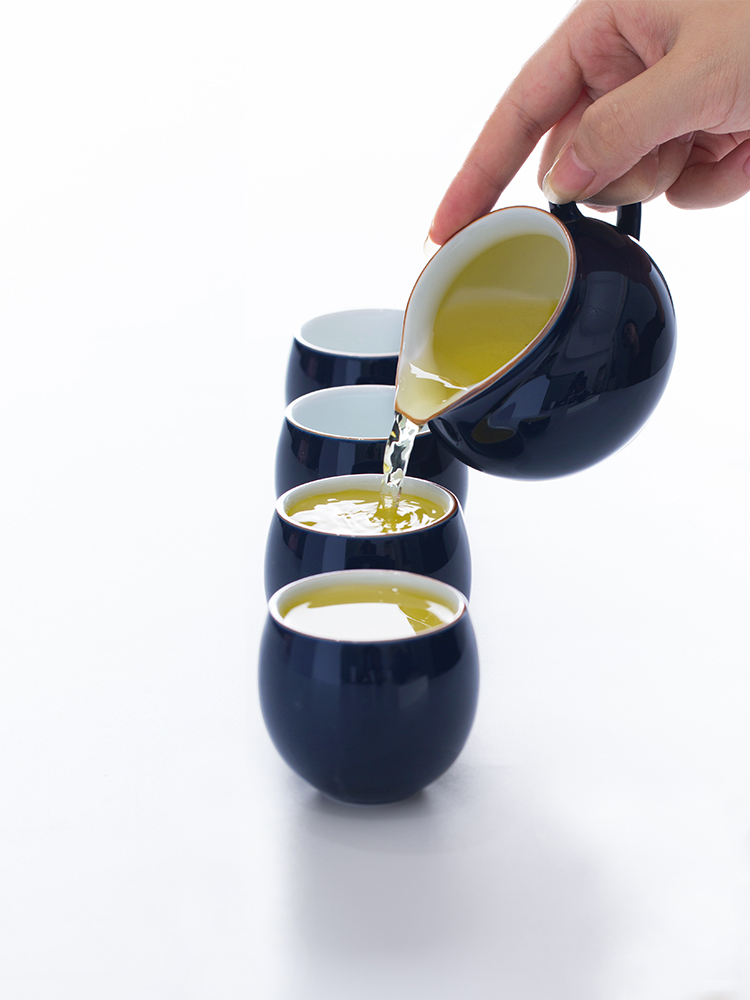 Kung fu tea set points fair keller of tea exchanger with the ceramics heat thickening tea sea with large creative fair keller cup