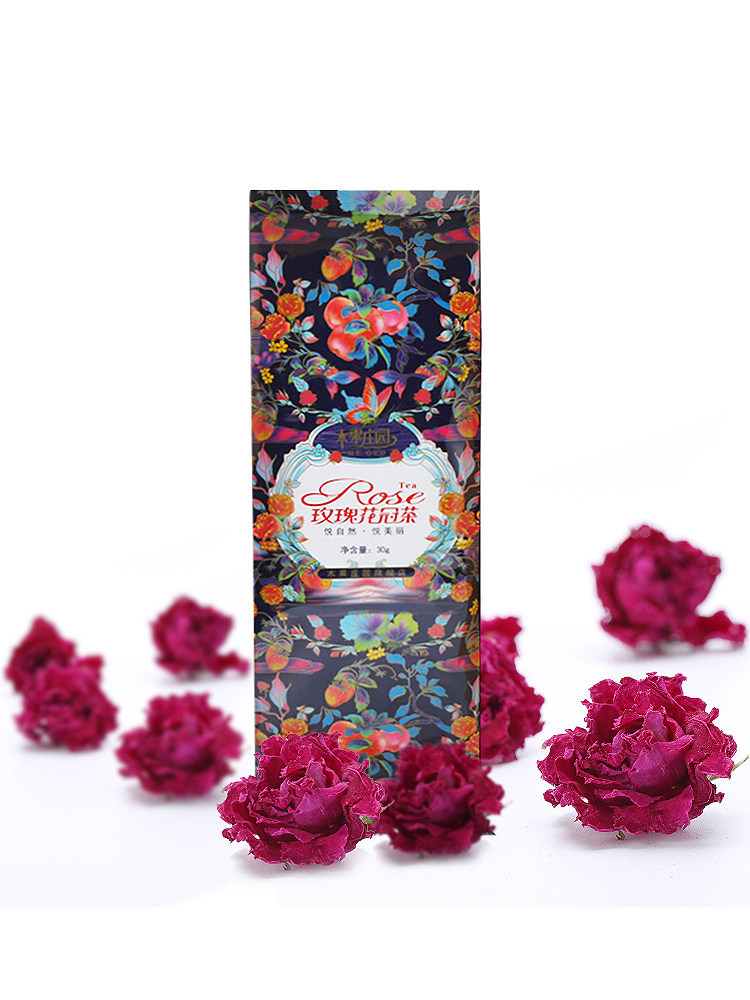 薇娅推荐 木果庄园 平阴玫瑰花冠茶 30g 聚划算+天猫优惠券折后￥24.9包邮（￥59.9-35）