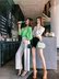 Áo sơ mi trái tim Hàn Quốc mùa hè 2019 mới dành cho nữ phiên bản Hàn Quốc của thiết kế lỏng lẻo của áo sơ mi có khí chất nhỏ - Áo sơ mi áo sơ mi phối Áo sơ mi
