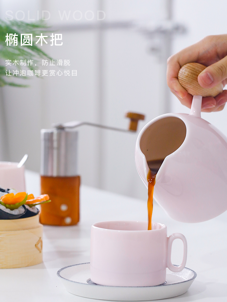 Unknown impression hand coffee pot utensils suit ceramic share drip coffee pot of household filters filter cup