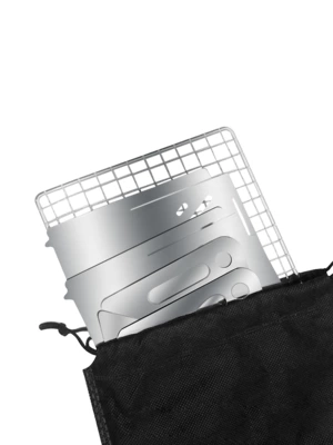 bếp cắm trại mini Ngoài Trời Gấp Di Động Bếp Nướng Mini Hộ Gia Đình Nướng Thịt Nhỏ Thẻ Nhỏ Nướng Bếp Inox Gỗ Bếp bếp cồn khô du lịch bình ga mini maxsun 