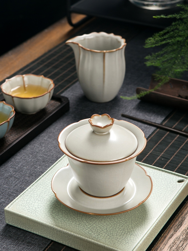 Jingdezhen your up on kung fu tea set suit small household set of portable contracted ceramic cups tureen teapot
