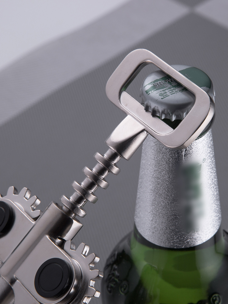 Corkscrew rượu hợp kim kẽm từ chai rượu mở gốc loại rượu vang gia đình cánh tuốc nơ vít đa năng