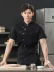 Nhà hàng khách sạn mùa hè đầu bếp cao cấp bếp nhà hàng áo liền quần nam ngắn tay thoáng khí phần mỏng phục vụ quần áo ngắn tay áo bếp đồng phục bếp đẹp 