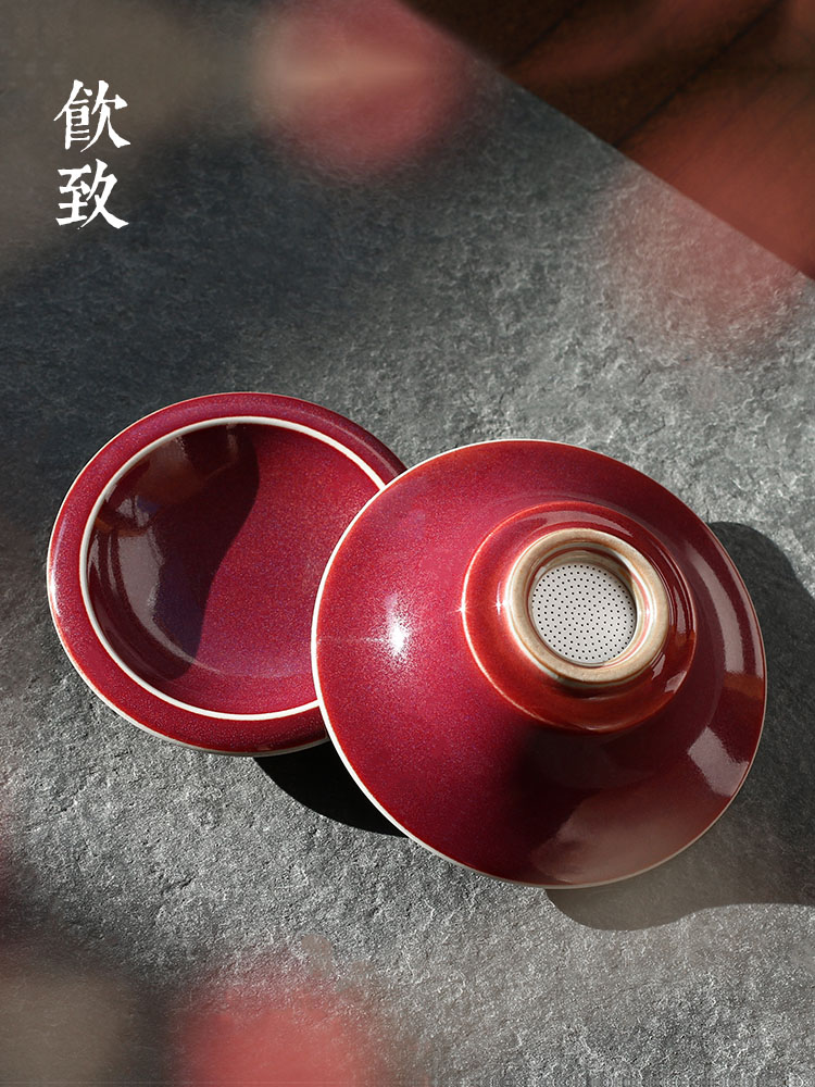 Ultimately responds to the ceramic tea strainer screen pack your up) tea Japanese masterpieces of creative move kung fu tea accessories