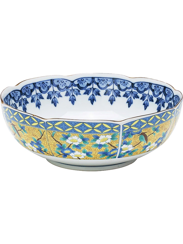 Meinung'm wind see colour porcelain tableware palace handicraft anise light bowl of Chinese style restoring ancient ways of key-2 luxury imported from Japan to the dishes