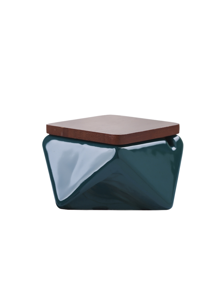 The Nordic ceramic ashtray ashtray move fashion creative home office solid geometry ashtray
