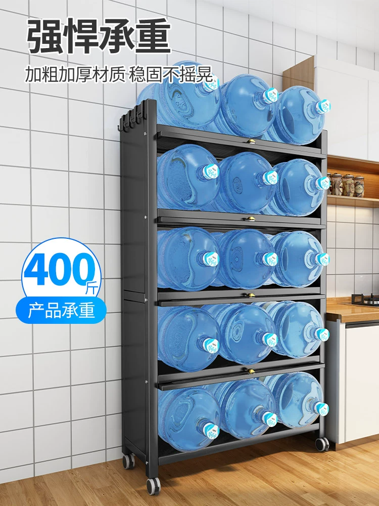 Tủ bảo quản chống bụi khe hở có cửa giá bếp sàn tủ lạnh nhiều tầng khe hở tủ giá xoong nồi khe hở