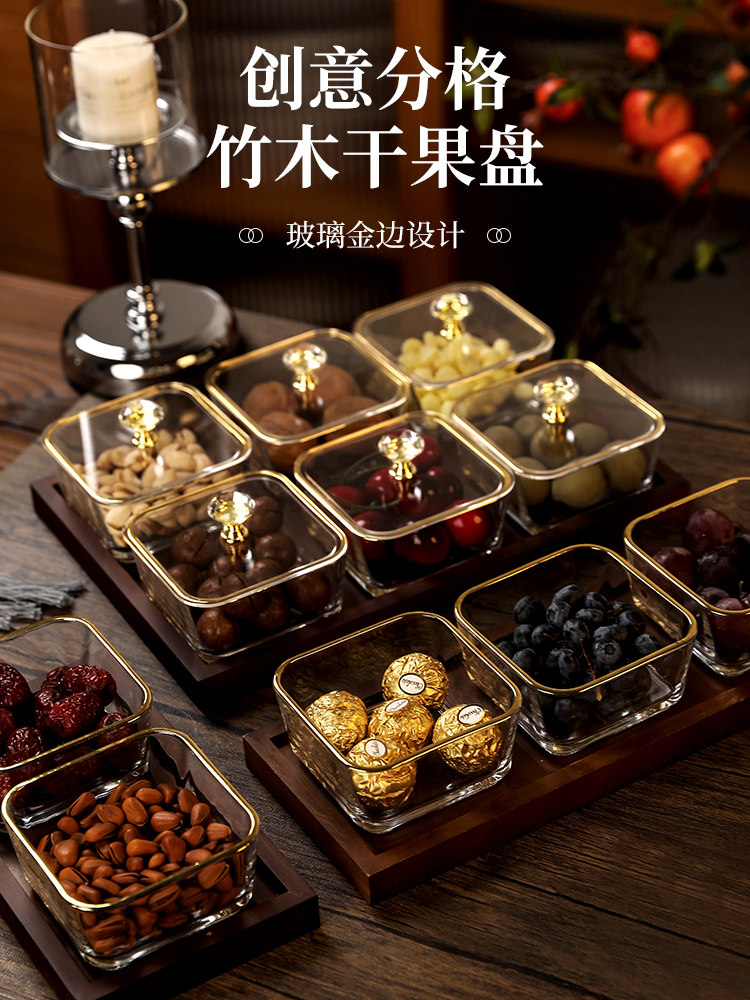 Khay gỗ đựng đồ ăn sang trọng kiểu cổ điển khay trà gỗ nguyên khối siêu nhẹ khay gỗ ăn dặm cho bé