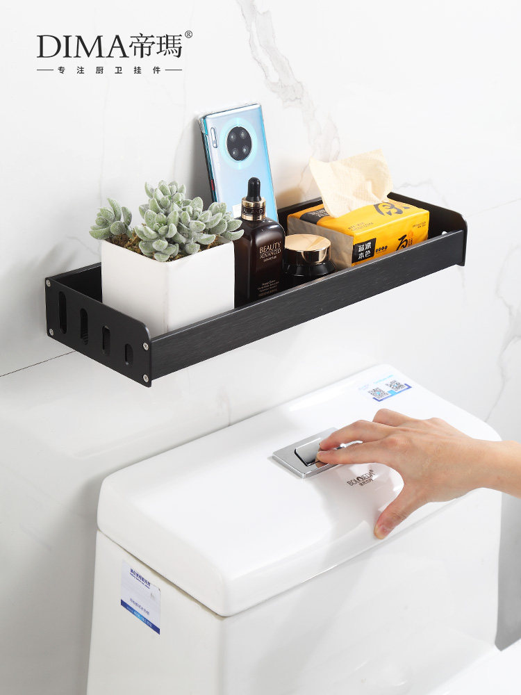 Nhà Tắm Nhà Vệ Sinh Kệ Treo Tường Giá Đỡ Đấm Nhà Vệ Sinh Xả Nước Vệ Sinh Đằng Sau Khoảng Cách Trên Lưu Trữ Đa Năng kệ gỗ nhà tắm kệ xà bông nhà tắm