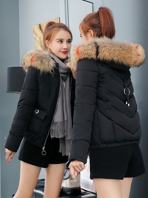 Quần áo cotton ngắn nữ 2019 phiên bản Hàn Quốc mới của áo khoác cotton nhỏ nữ sang trọng áo khoác oversize áo khoác nữ mùa đông - Bông áo khoác nữ đẹp Bông