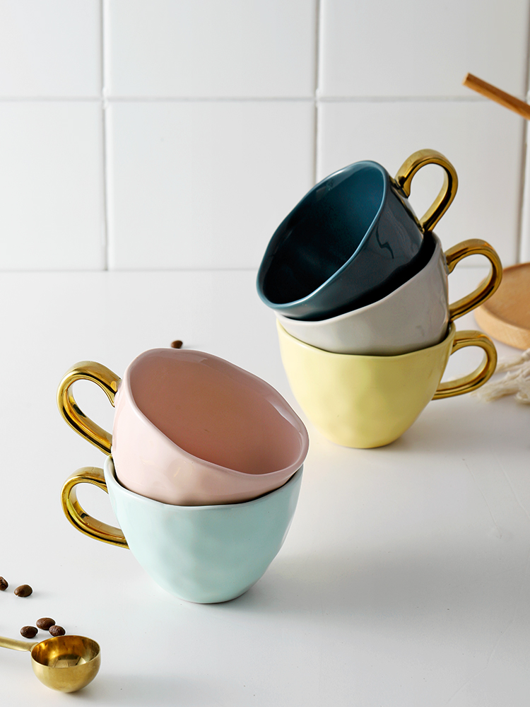 Mark cup ceramic girl lovely ultimately responds a cup of instant oatmeal breakfast cup of the big capacity of the high level of the appearance of CPU boreal Europe style