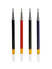 Для ядра 晨光gp1008按动中性笔笔芯0.5mm子弹头按压式k35办公签字笔替芯g5黑色/蓝色/红色/墨蓝顺滑水笔芯简约全针管