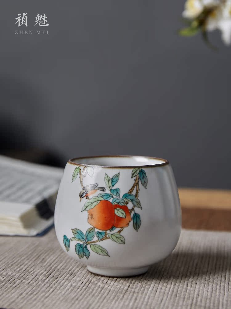 Shot incarnate all hand your up start small jingdezhen ceramic cups kung fu tea master sample tea cup cup single CPU