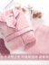 Bộ đồ ngủ nhung san hô tiêu chuẩn của Mỹ phụ nữ mùa thu đông cộng với nhung dày ấm áp có thể mặc kimono flannel bộ đồ phục vụ tại nhà những kiểu đồ bộ may đẹp Bên ngoài ăn mặc
