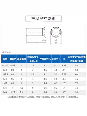 ốc vít xoắn Vít tán đinh áp lực bằng thép không gỉ 304 tấm áp lực vít đinh tán FHS-M5M6M8M10*10x12x15x18x20x50 ốc vít bắt loa Chốt