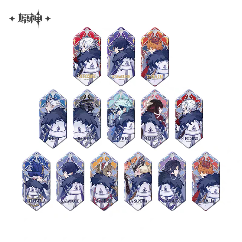 MIHA Tour primary god periphery badge Baji frost mark And power flame series servant Young master Scattered soldiers fugitive doctor