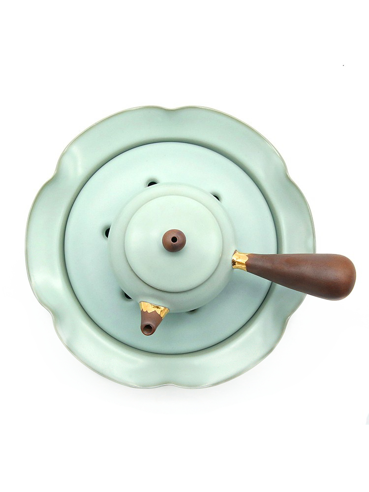 Bearing your up dry mercifully tea pot Bearing ceramic pot doesn water small tea tray tea accessories a teapot mat tray base