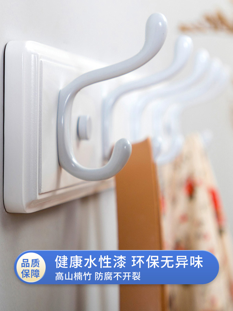 Tường treo tường móc áo khoác móc cửa tường treo sáng tạo vào móc áo lối găng tay