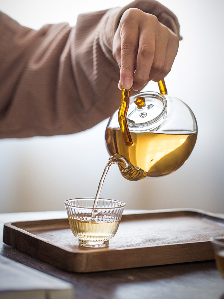 Cloud (Japanese hands wu via girder for heat - resistant glass teapot filter electric TaoLu high - temperature cooking pot tea sets