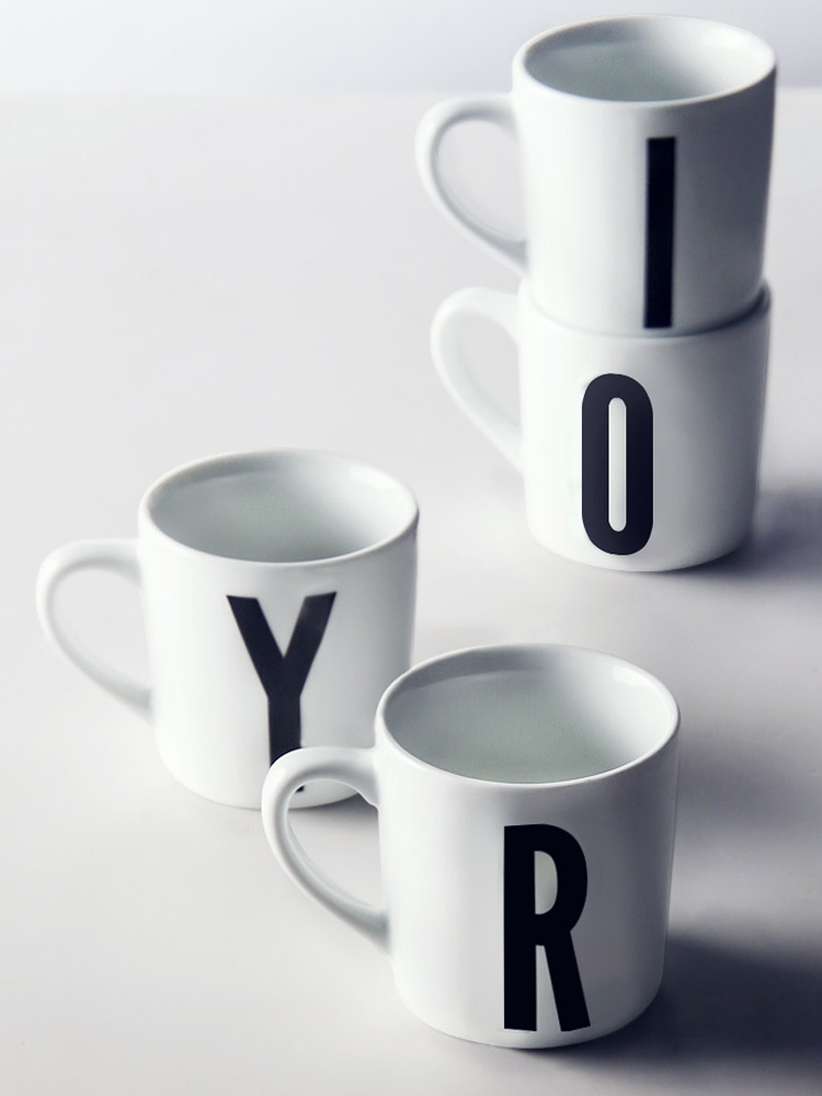 About Nine soil ins mark cup coffee cup contracted wind ceramic letters water cup for cup move couples the custom logo