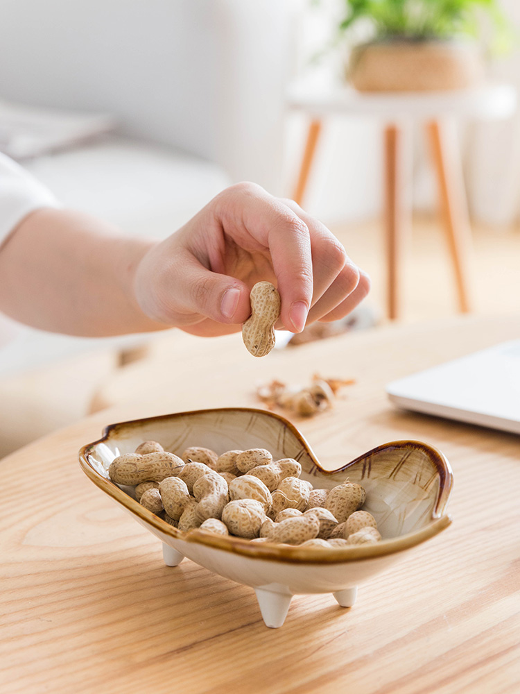 Modern housewives vegetables shape ceramic snack plate household small side dish bowl dessert bowl of fruit salad dishes