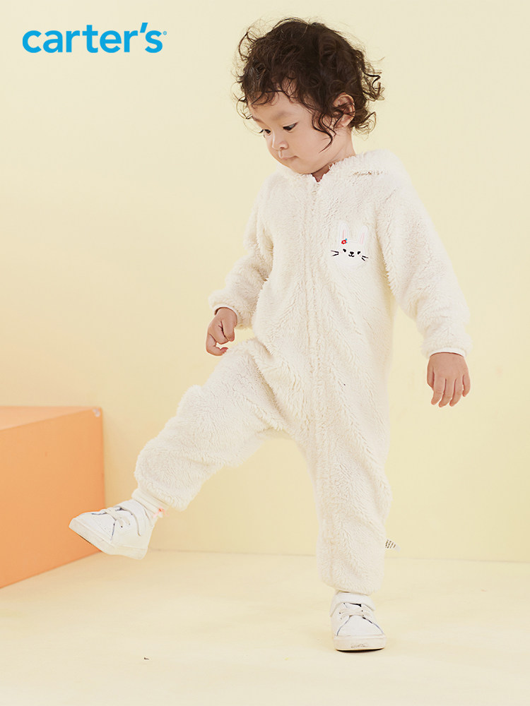 Carter's 卡特 21年秋季款 A类安全等级 摇粒绒 婴童连体衣 聚划算天猫优惠券折后￥69包邮（￥89-20）2色可选