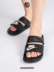 Đôi Nike Nike Benassi mẫu ninja đen trắng nam và nữ dép đi biển thể thao 819717-010 - Dép thể thao dép crocs chính hãng Dép thể thao