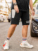 NMAX size lớn cho nam thương hiệu chất béo quần lỏng năm điểm quần quần đi biển chất béo và phân bón nam cộng với tăng quần short thông thường - Quần short quần jean nam rách Quần short